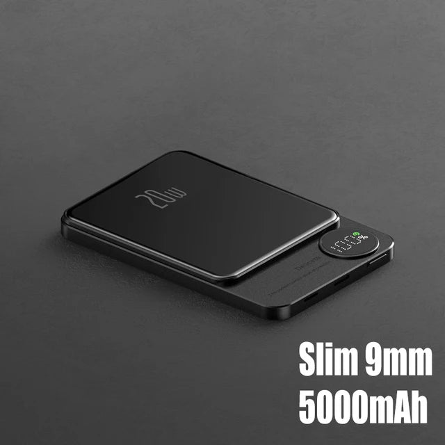 10000mAh Macsafe Magnetic Power Bank PD20W 15W Wireless Fast Charger