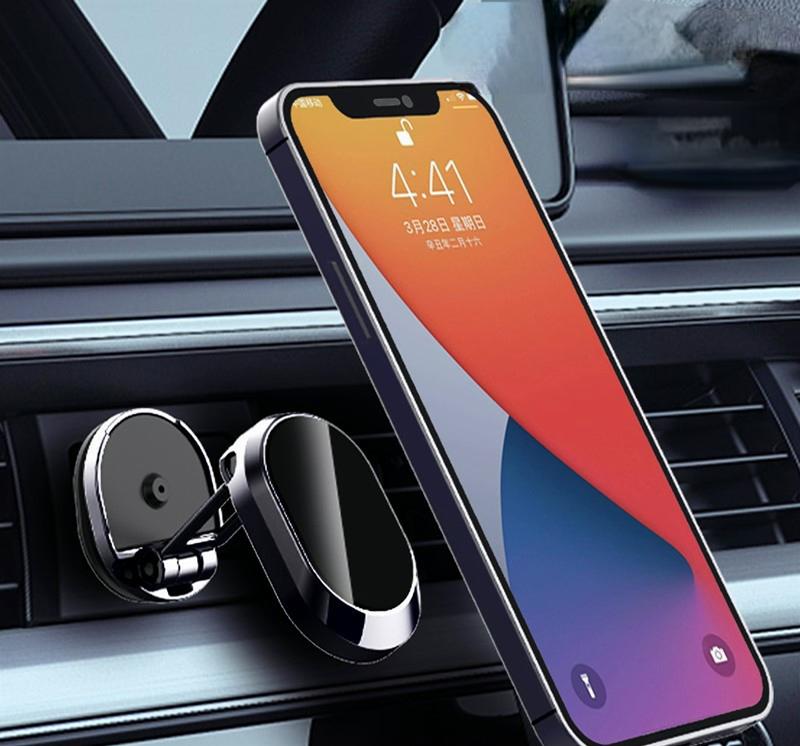 Car mobile phone holder magnetic suction cup car mobile phone holder multi-function car air outlet navigation holder