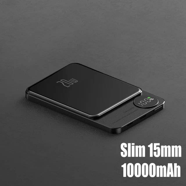 10000mAh Macsafe Magnetic Power Bank PD20W 15W Wireless Fast Charger