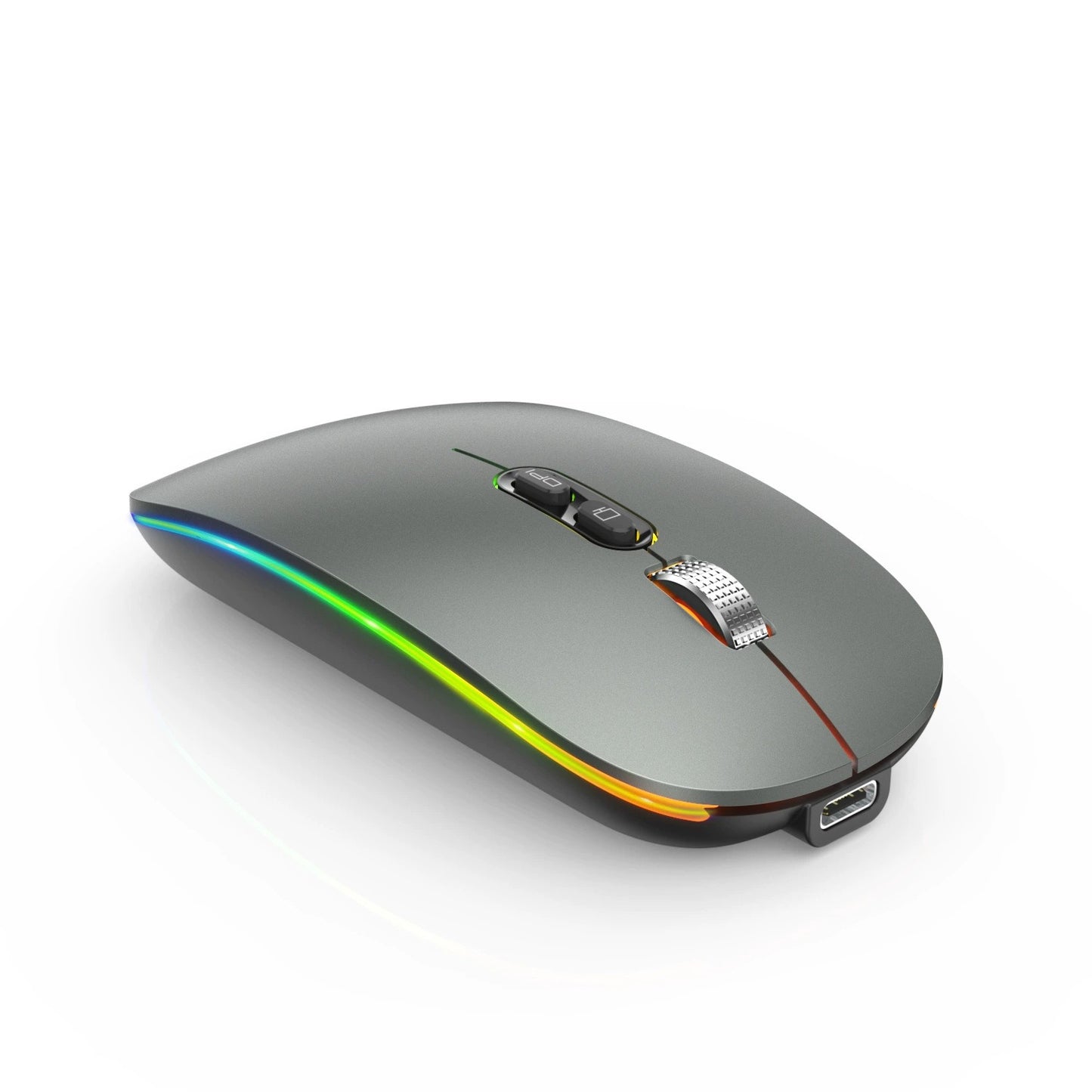 Wireless mouse rechargeable mouse illuminated mouse Bluetooth dual-mode mouse multifunctional mouse