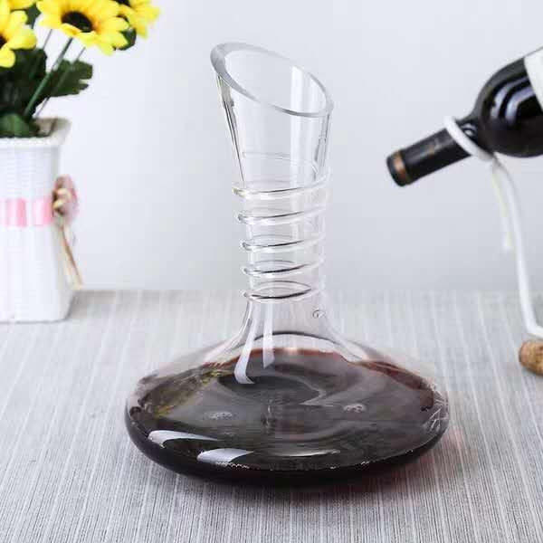 Wine Decanter Carafe Oblique Opening Design Wine Decanter Carafe