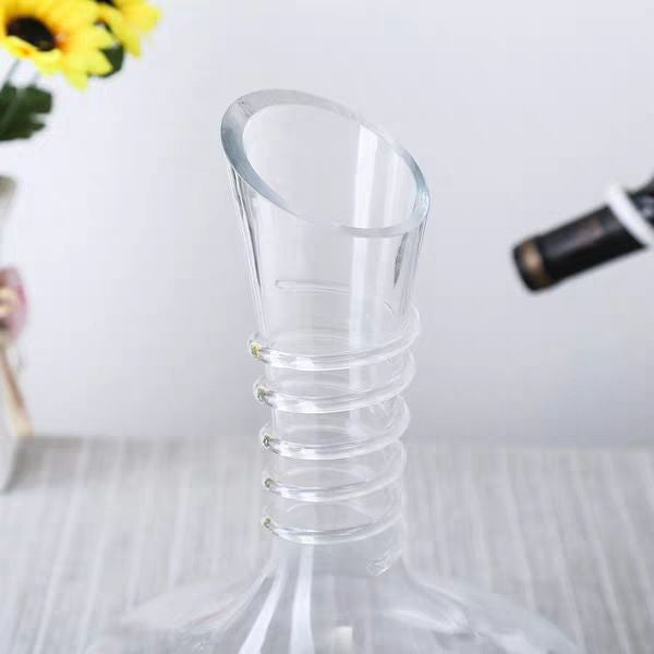 Wine Decanter Carafe Oblique Opening Design Wine Decanter Carafe